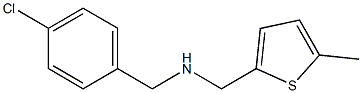 [(4-chlorophenyl)methyl][(5-methylthiophen-2-yl)methyl]amine 구조식 이미지