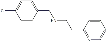 [(4-chlorophenyl)methyl][2-(pyridin-2-yl)ethyl]amine 구조식 이미지