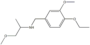 [(4-ethoxy-3-methoxyphenyl)methyl](1-methoxypropan-2-yl)amine 구조식 이미지