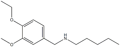 [(4-ethoxy-3-methoxyphenyl)methyl](pentyl)amine 구조식 이미지