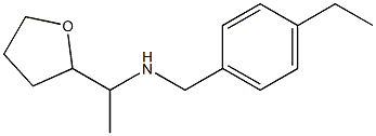 [(4-ethylphenyl)methyl][1-(oxolan-2-yl)ethyl]amine 구조식 이미지