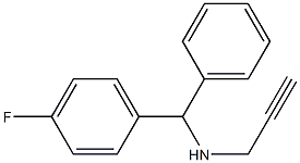 [(4-fluorophenyl)(phenyl)methyl](prop-2-yn-1-yl)amine 구조식 이미지