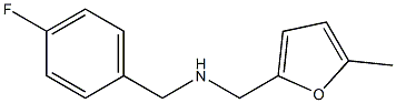 [(4-fluorophenyl)methyl][(5-methylfuran-2-yl)methyl]amine Structure