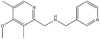 [(4-methoxy-3,5-dimethylpyridin-2-yl)methyl](pyridin-3-ylmethyl)amine Structure