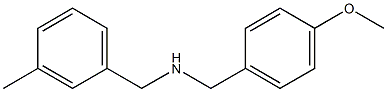 [(4-methoxyphenyl)methyl][(3-methylphenyl)methyl]amine 구조식 이미지