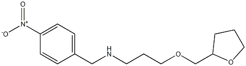 [(4-nitrophenyl)methyl][3-(oxolan-2-ylmethoxy)propyl]amine Structure