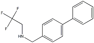 [(4-phenylphenyl)methyl](2,2,2-trifluoroethyl)amine 구조식 이미지