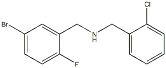 [(5-bromo-2-fluorophenyl)methyl][(2-chlorophenyl)methyl]amine 구조식 이미지