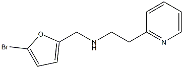 [(5-bromofuran-2-yl)methyl][2-(pyridin-2-yl)ethyl]amine 구조식 이미지