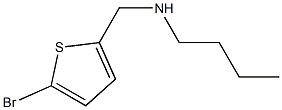 [(5-bromothiophen-2-yl)methyl](butyl)amine 구조식 이미지