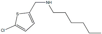 [(5-chlorothiophen-2-yl)methyl](hexyl)amine Structure