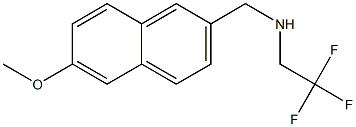 [(6-methoxynaphthalen-2-yl)methyl](2,2,2-trifluoroethyl)amine 구조식 이미지