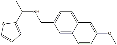 [(6-methoxynaphthalen-2-yl)methyl][1-(thiophen-2-yl)ethyl]amine 구조식 이미지