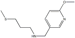 [(6-methoxypyridin-3-yl)methyl][3-(methylsulfanyl)propyl]amine 구조식 이미지