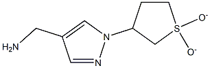 [1-(1,1-dioxidotetrahydrothien-3-yl)-1H-pyrazol-4-yl]methylamine 구조식 이미지