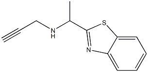 [1-(1,3-benzothiazol-2-yl)ethyl](prop-2-yn-1-yl)amine Structure