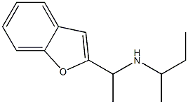 [1-(1-benzofuran-2-yl)ethyl](butan-2-yl)amine Structure