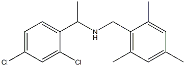 [1-(2,4-dichlorophenyl)ethyl][(2,4,6-trimethylphenyl)methyl]amine Structure