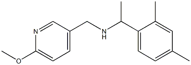 [1-(2,4-dimethylphenyl)ethyl][(6-methoxypyridin-3-yl)methyl]amine 구조식 이미지