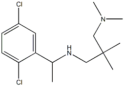 [1-(2,5-dichlorophenyl)ethyl]({2-[(dimethylamino)methyl]-2-methylpropyl})amine 구조식 이미지