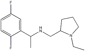 [1-(2,5-difluorophenyl)ethyl][(1-ethylpyrrolidin-2-yl)methyl]amine 구조식 이미지