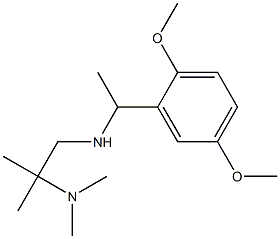 [1-(2,5-dimethoxyphenyl)ethyl][2-(dimethylamino)-2-methylpropyl]amine Structure