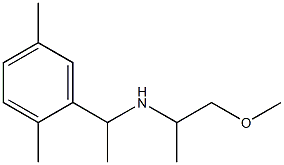 [1-(2,5-dimethylphenyl)ethyl](1-methoxypropan-2-yl)amine Structure