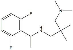 [1-(2,6-difluorophenyl)ethyl]({2-[(dimethylamino)methyl]-2-methylpropyl})amine 구조식 이미지