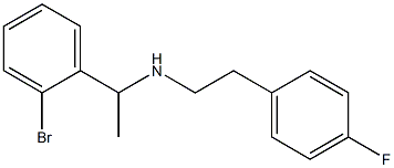 [1-(2-bromophenyl)ethyl][2-(4-fluorophenyl)ethyl]amine 구조식 이미지