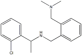 [1-(2-chlorophenyl)ethyl]({2-[(dimethylamino)methyl]phenyl}methyl)amine 구조식 이미지