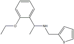 [1-(2-ethoxyphenyl)ethyl](thiophen-2-ylmethyl)amine 구조식 이미지