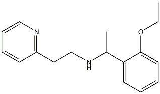 [1-(2-ethoxyphenyl)ethyl][2-(pyridin-2-yl)ethyl]amine 구조식 이미지