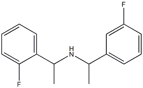 [1-(2-fluorophenyl)ethyl][1-(3-fluorophenyl)ethyl]amine Structure