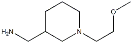 [1-(2-methoxyethyl)piperidin-3-yl]methanamine Structure