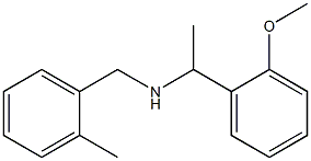 [1-(2-methoxyphenyl)ethyl][(2-methylphenyl)methyl]amine Structure
