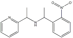 [1-(2-nitrophenyl)ethyl][1-(pyridin-2-yl)ethyl]amine Structure