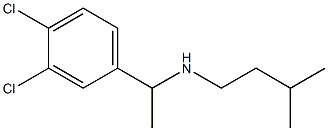 [1-(3,4-dichlorophenyl)ethyl](3-methylbutyl)amine Structure