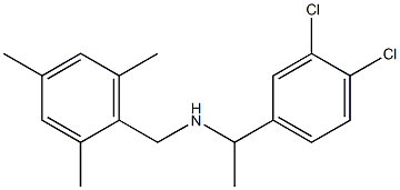 [1-(3,4-dichlorophenyl)ethyl][(2,4,6-trimethylphenyl)methyl]amine 구조식 이미지