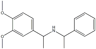 [1-(3,4-dimethoxyphenyl)ethyl](1-phenylethyl)amine Structure