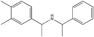 [1-(3,4-dimethylphenyl)ethyl](1-phenylethyl)amine Structure