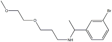[1-(3-bromophenyl)ethyl][3-(2-methoxyethoxy)propyl]amine 구조식 이미지