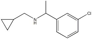 [1-(3-chlorophenyl)ethyl](cyclopropylmethyl)amine Structure