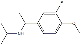 [1-(3-fluoro-4-methoxyphenyl)ethyl](propan-2-yl)amine 구조식 이미지