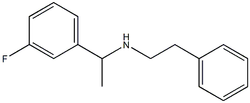 [1-(3-fluorophenyl)ethyl](2-phenylethyl)amine Structure