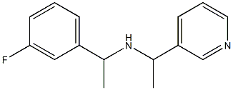 [1-(3-fluorophenyl)ethyl][1-(pyridin-3-yl)ethyl]amine 구조식 이미지