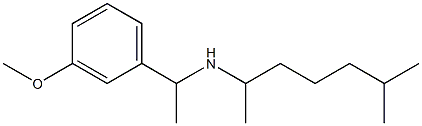 [1-(3-methoxyphenyl)ethyl](6-methylheptan-2-yl)amine Structure