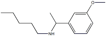 [1-(3-methoxyphenyl)ethyl](pentyl)amine 구조식 이미지