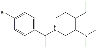 [1-(4-bromophenyl)ethyl][2-(dimethylamino)-3-ethylpentyl]amine Structure