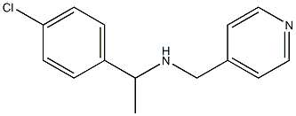 [1-(4-chlorophenyl)ethyl](pyridin-4-ylmethyl)amine Structure