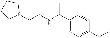 [1-(4-ethylphenyl)ethyl][2-(pyrrolidin-1-yl)ethyl]amine 구조식 이미지